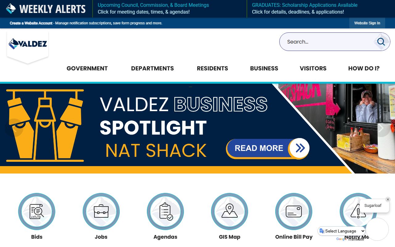 Chugach booking records Valdez city website