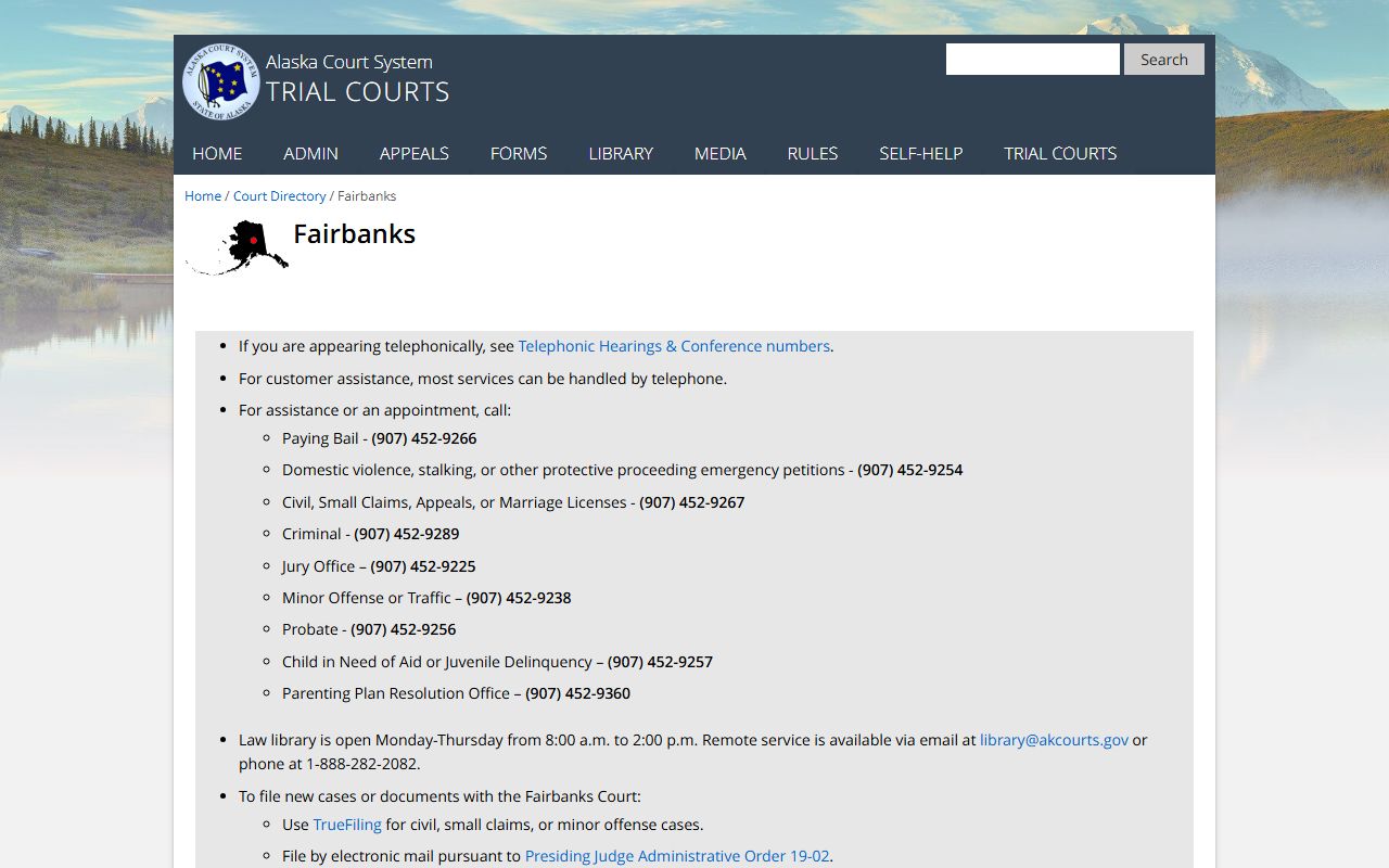 Fairbanks North Star Borough recent bookings court directory