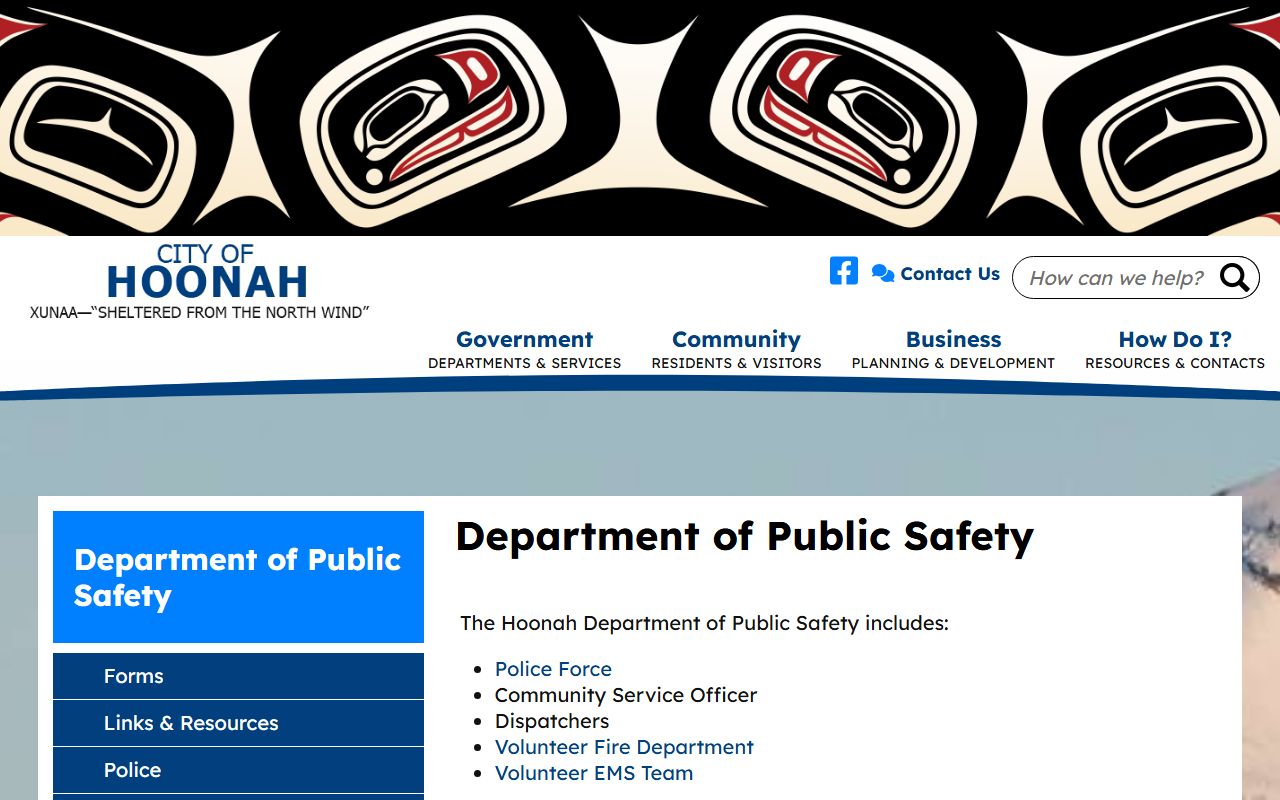 Hoonah-Angoon Census Area recent bookings Hoonah public safety