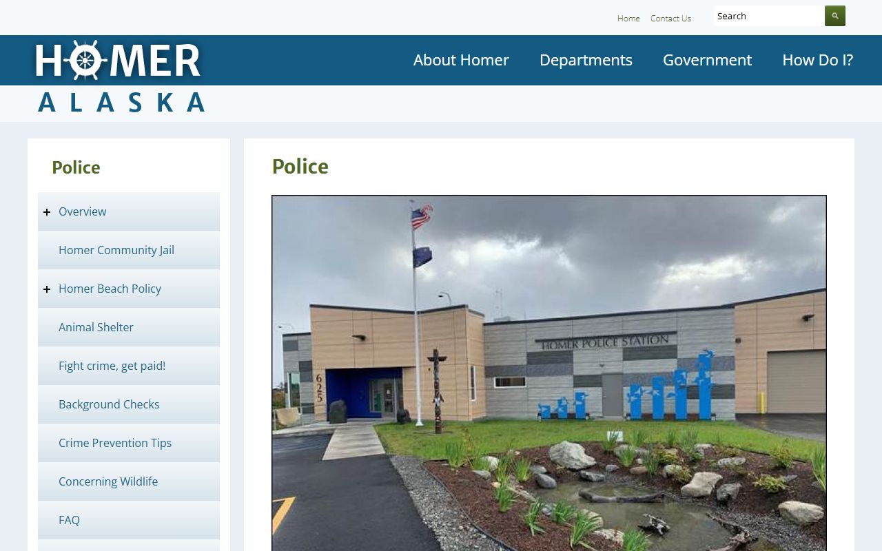 Kenai Peninsula recent bookings Homer Police Department website