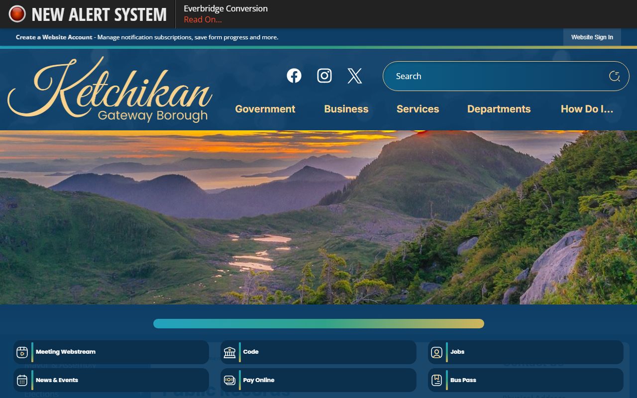 Ketchikan Gateway Borough public records page