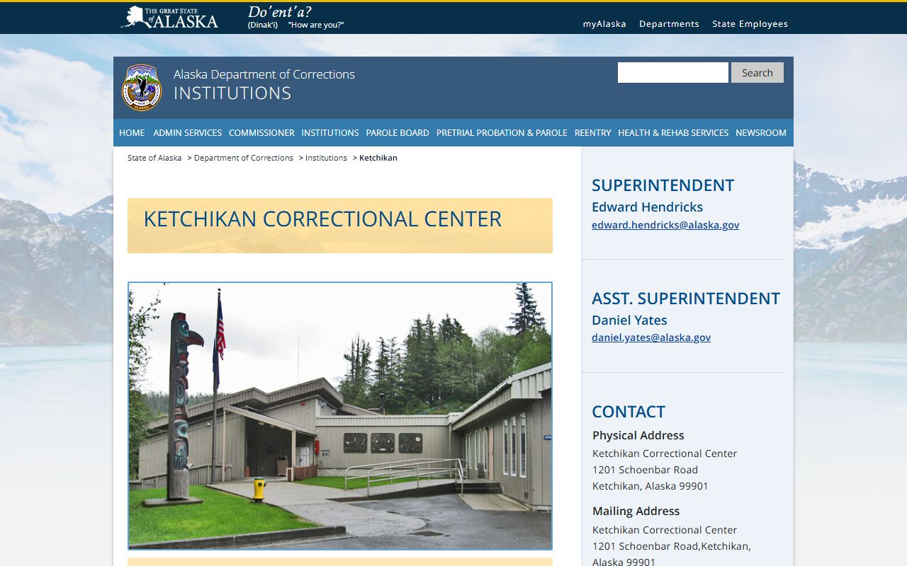Ketchikan Gateway booking records correctional center